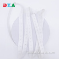 20mm White Adjustable Buttonhole Elastic Waistband